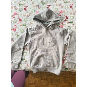 Official Taylor Swift TTPD Embossed Gray Hoodie - Small - Unisex